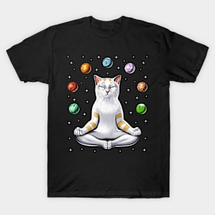 Cat Meditation Yoga T-Shirt